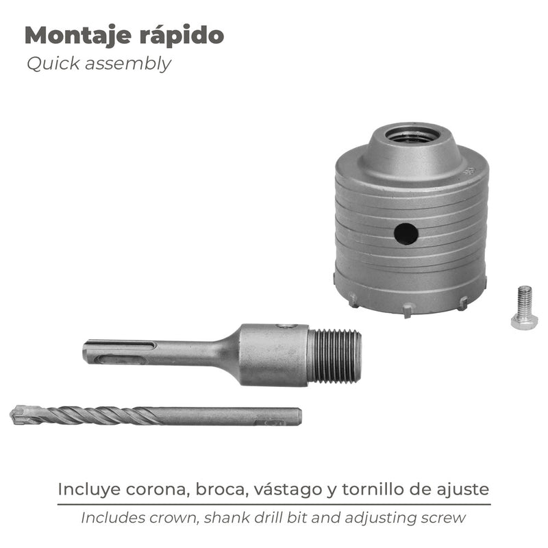 Corona SDS muros 68 mm