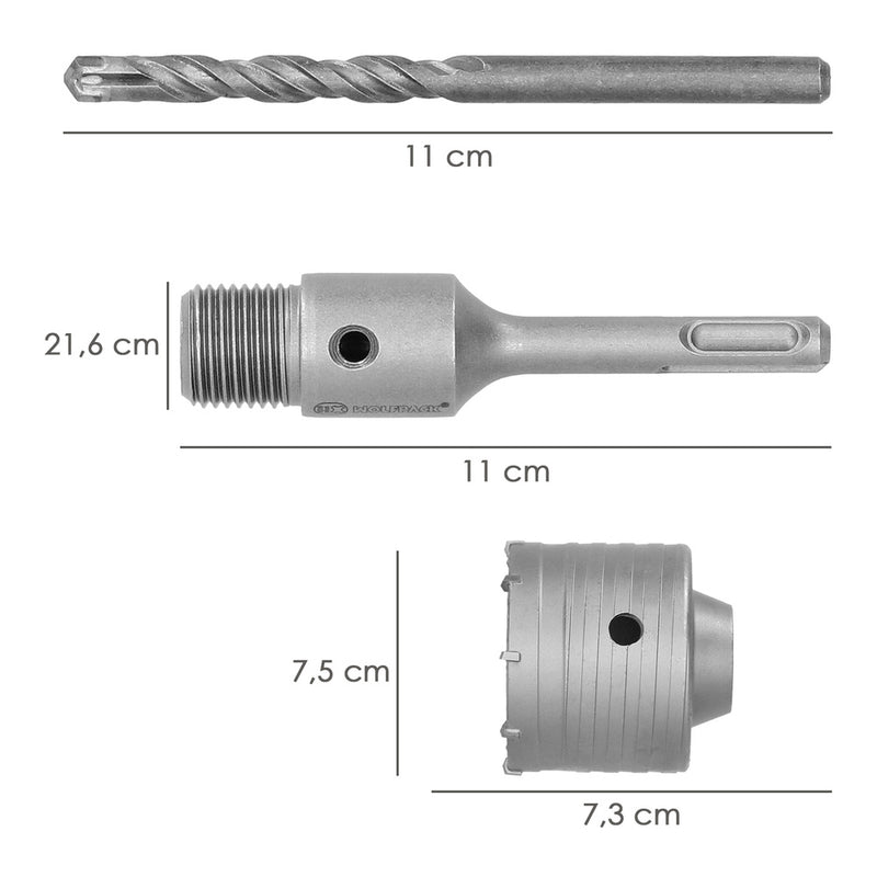Corona SDS muros 75 mm