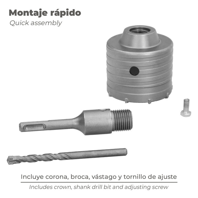 Corona SDS muros 75 mm