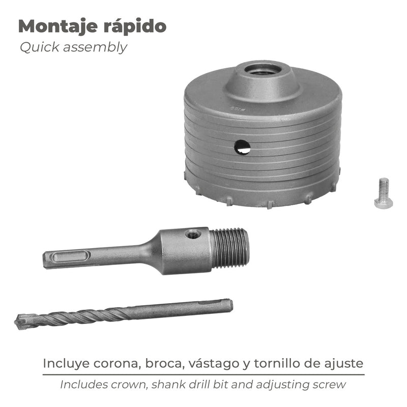 Corona SDS muros 100 mm