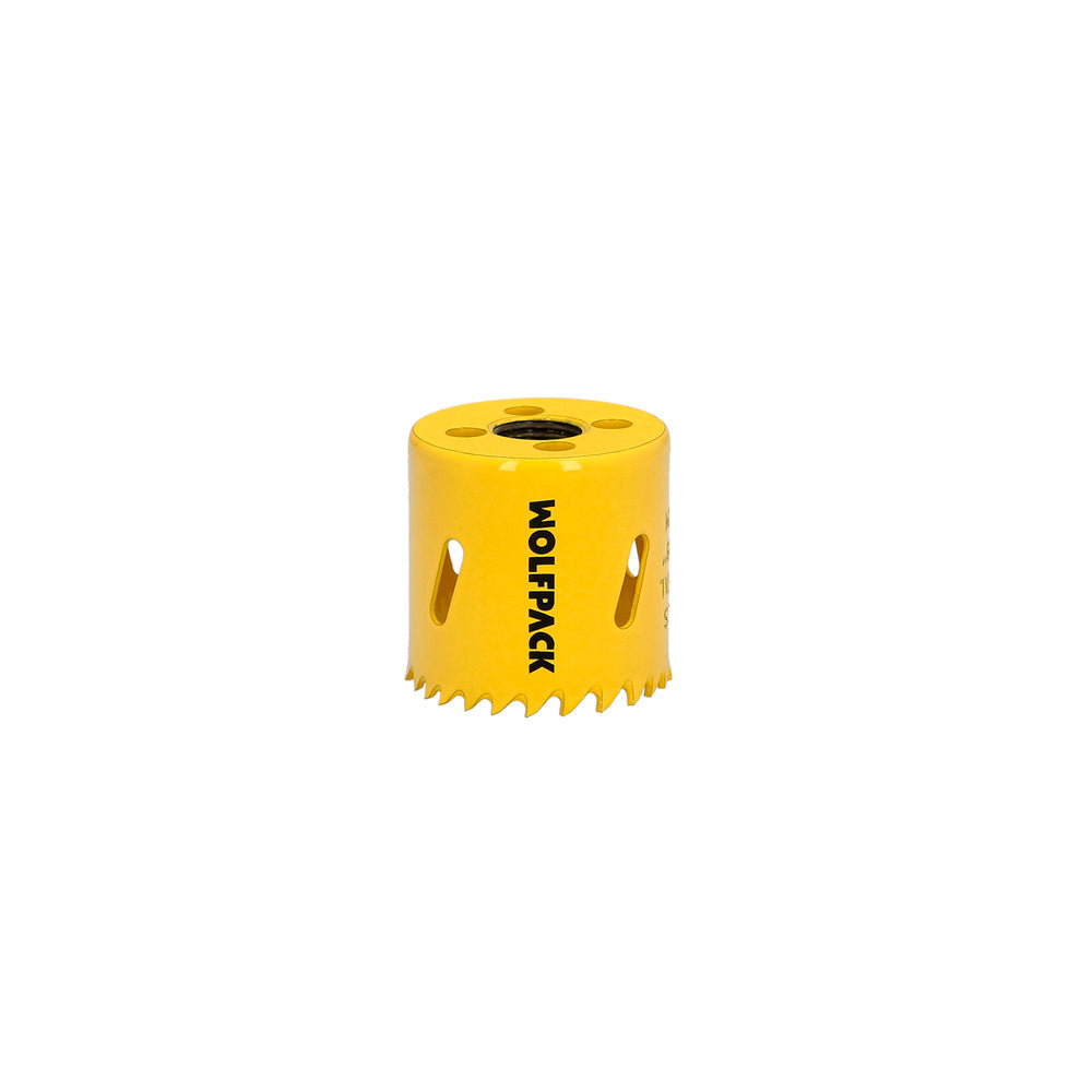 Corona sierra bimetal ø 43 mm templado termico, base reforzada. Corona madera, broca agujeros madera, acero, hierro, plásticos