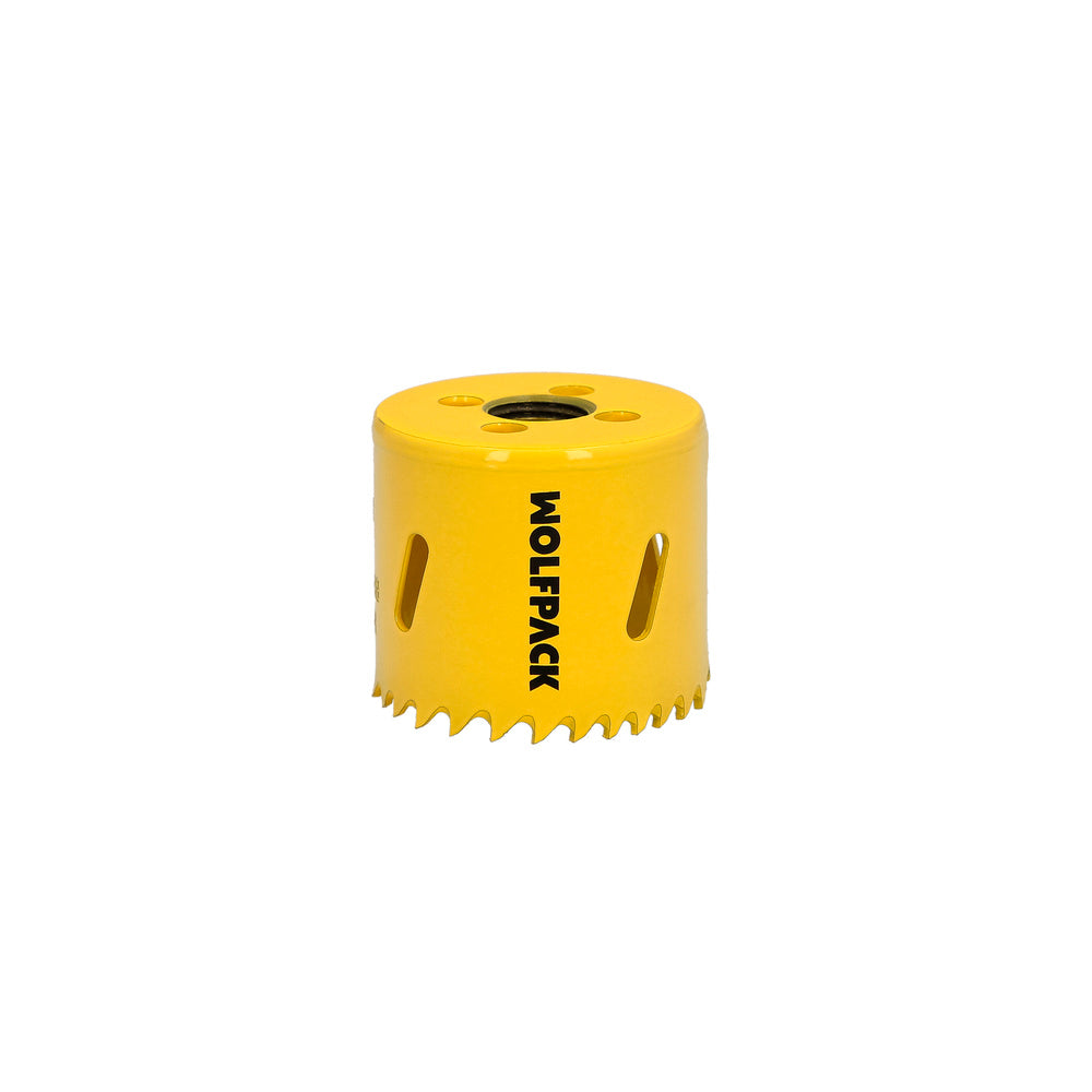 Corona sierra bimetal ø 52 mm templado termico, base reforzada. Corona madera, broca agujeros madera, acero, hierro, plásticos