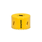 Corona sierra bimetal ø 70 mm templado termico, base reforzada. Corona madera, broca agujeros madera, acero, hierro, plásticos