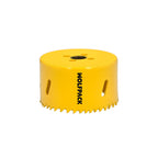 Corona sierra bimetal ø 76 mm templado termico, base reforzada. Corona madera, broca agujeros madera, acero, hierro, plásticos