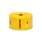 Corona sierra bimetal ø 86 mm templado termico, base reforzada. Corona madera, broca agujeros madera, acero, hierro, plásticos