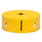 Corona sierra bimetal ø 127 mm templado termico, base reforzada. Corona madera, broca agujeros madera, acero, hierro, plásticos