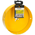 Corona sierra bimetal ø 152 mm templado termico, base reforzada. Corona madera, broca agujeros madera, acero, hierro, plásticos