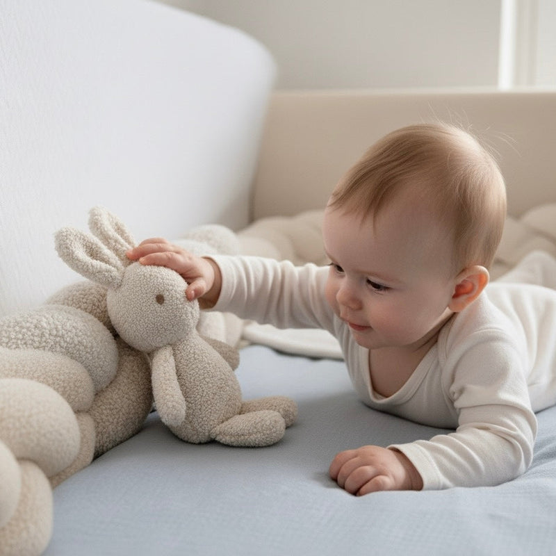 Trenza Protectora de Cuna y cama 200cm BOUCLE BLANCOFurniture > Baby & Toddler Furniture > Crib & Toddler Bed Accessories > Crib Bumpers & Liners > Padded Crib Bumpers