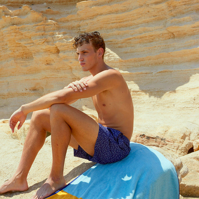 DUNE - Toalla de playa de algodón orgánico con bolsillo3Home & Garden > Linens & Bedding > Towels > Beach Towels