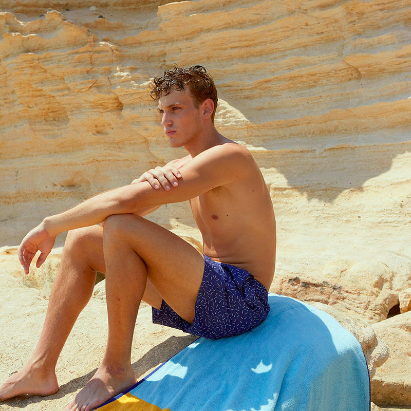 DUNE - Toalla de playa de algodón orgánico con bolsillo3Home & Garden > Linens & Bedding > Towels > Beach Towels