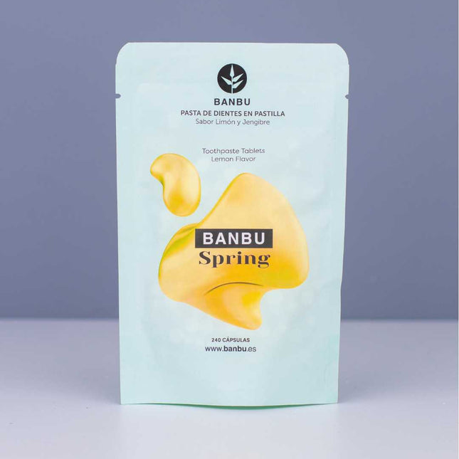 Dentífrico sólido natural anticaries antiplaca