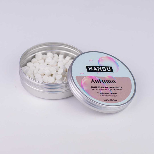 Pasta de dientes en pastilla para una higiene bucal natural