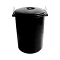 Community plastic bin with lid 100 liters