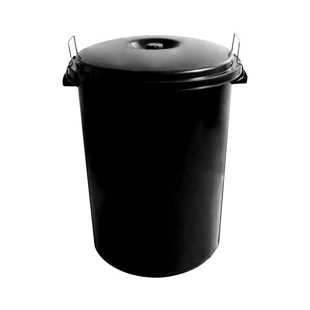 Community plastic bin with lid 100 liters