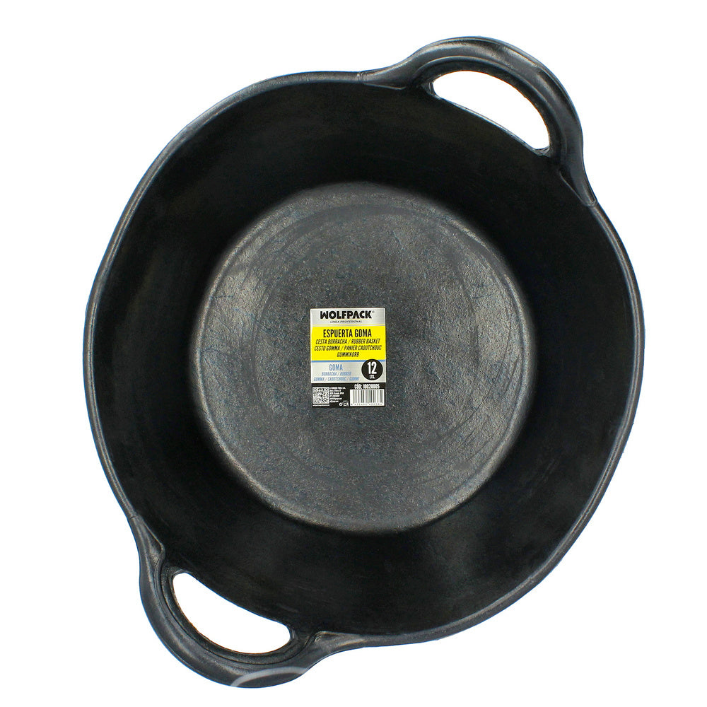 Espuerta goma wolfpack   12 l.