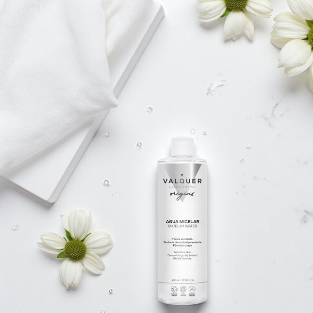 Agua micelar para piel sensible limpia 400 ml | sin perfume