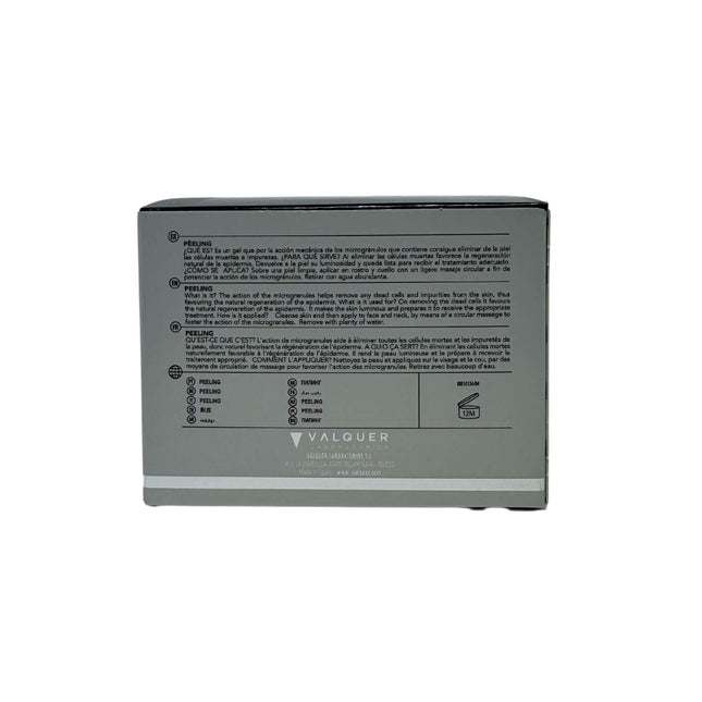 Peeling facial gel exfoliante suave con microgránulos