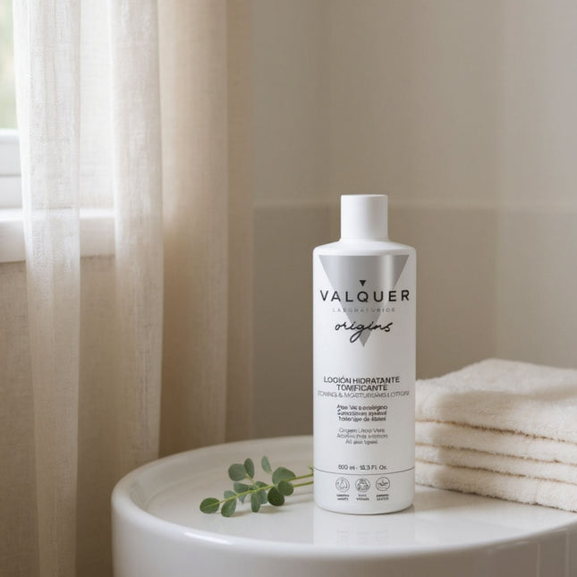 Loción facial hidratante tonificante sin alcohol refresca