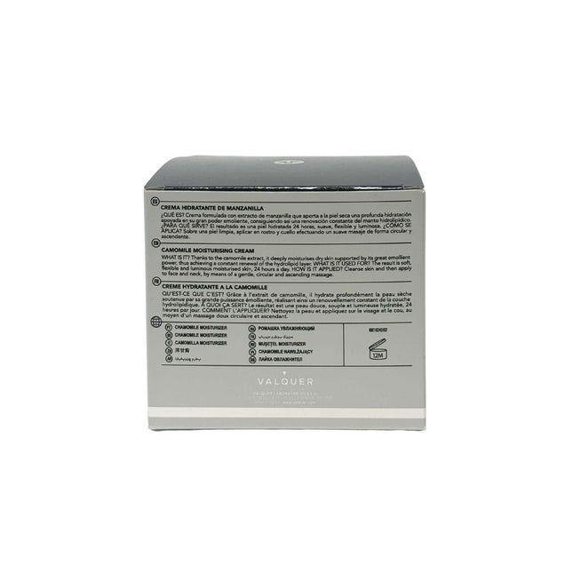 Crema facial de manzanilla hidratante para piel seca