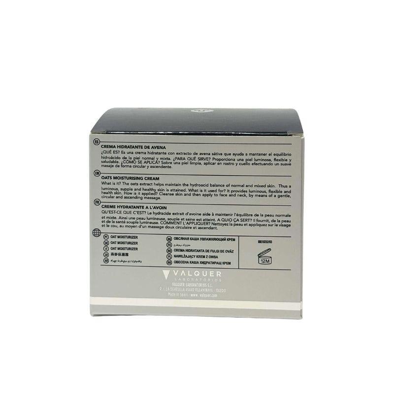 Crema facial hidratante de avena | piel normal y mixta