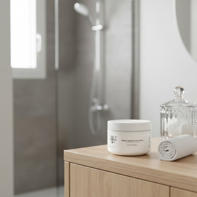Crema facial hidratante de avena | piel normal y mixta