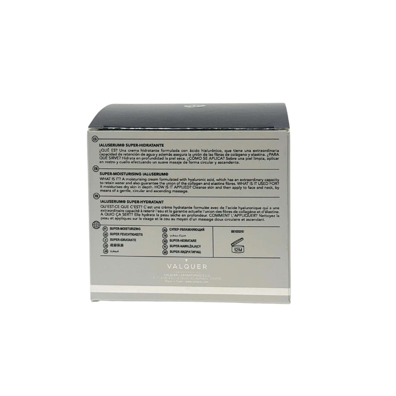 Crema facial hidratante con ácido hialurónico SPF uso diario