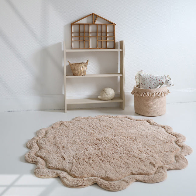 Alfombra Infantil 110 cm SWEET APRIL NUDE Algodón Lavable en lavadoraAlfombraHome & Garden > Decor > Rugs