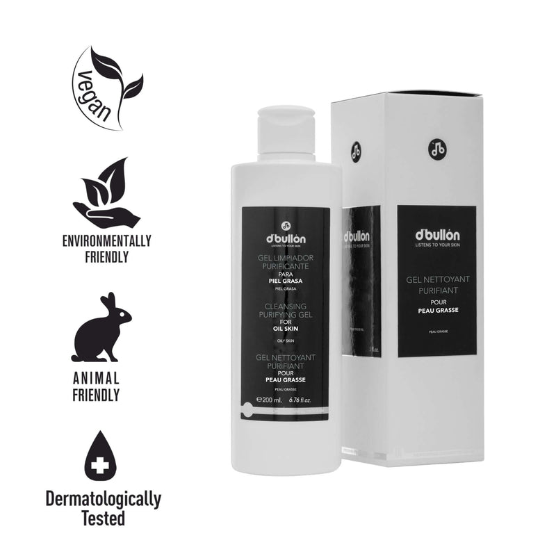 Gel Limpiador Facial Purificante para Piel Grasa | 200 ml