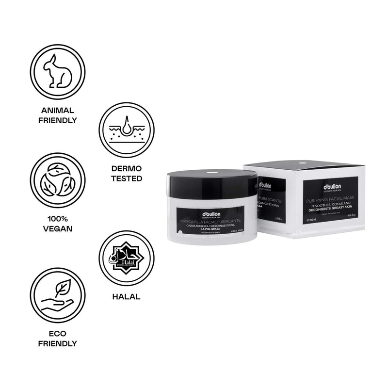 Mascarilla purificante para piel grasa | control de grasa