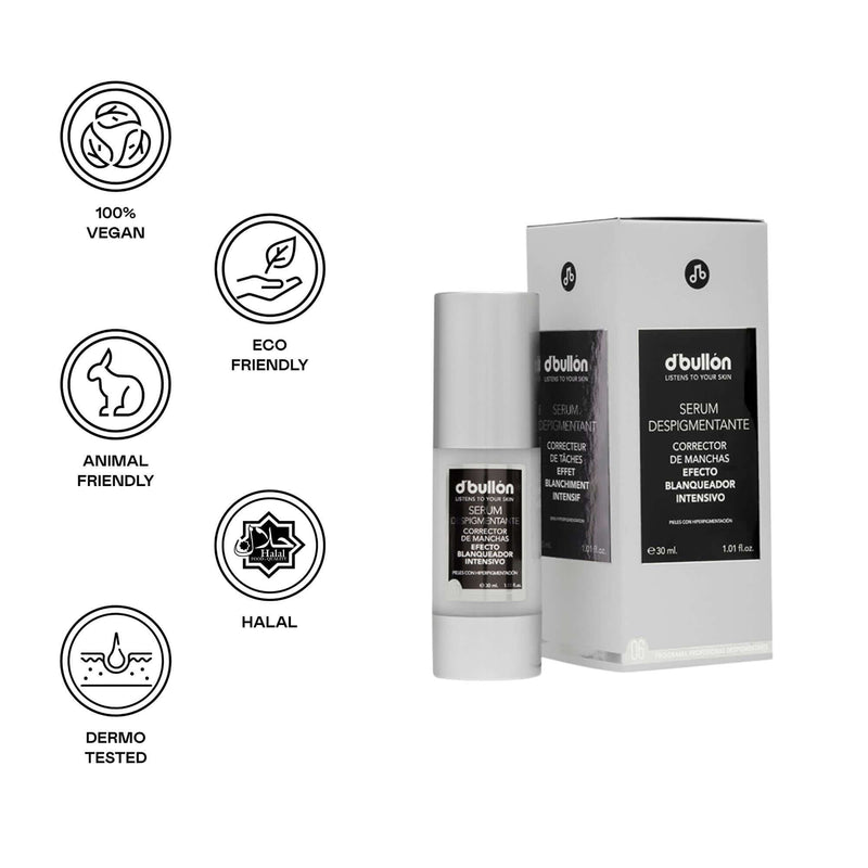 Sérum despigmentante facial intensivo para manchas