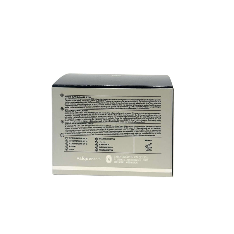 Crema facial blanqueante SPF 20 para todo tipo de piel