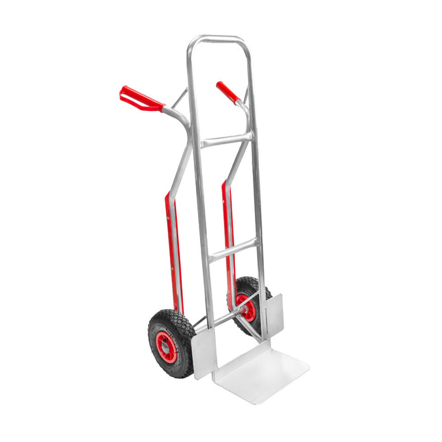 Carretilla almacen / sacos  aluminio ruedas neumáticas