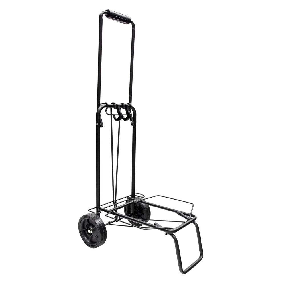 Carretilla plegable metalica de carga - porta maletas con cuerda elastica 93,5x33x44 cm carro de transporte 50 kg.
