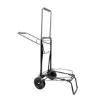 Carrinho de mão dobrável metálico de carga - porta-malas com corda elástica 93,5x33x44 cm carrinho de transporte 50 kg.