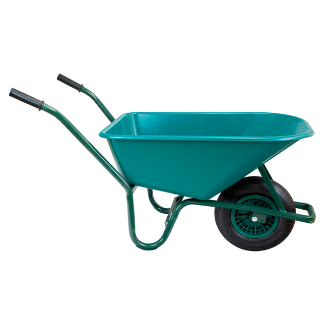 Carretilla obra plástico desmontada 100 litros