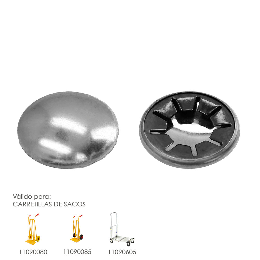 Tampão para roda de carrinho de mão (2 unidades)