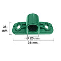 Cojinete para carretilla obra amarilla / verde