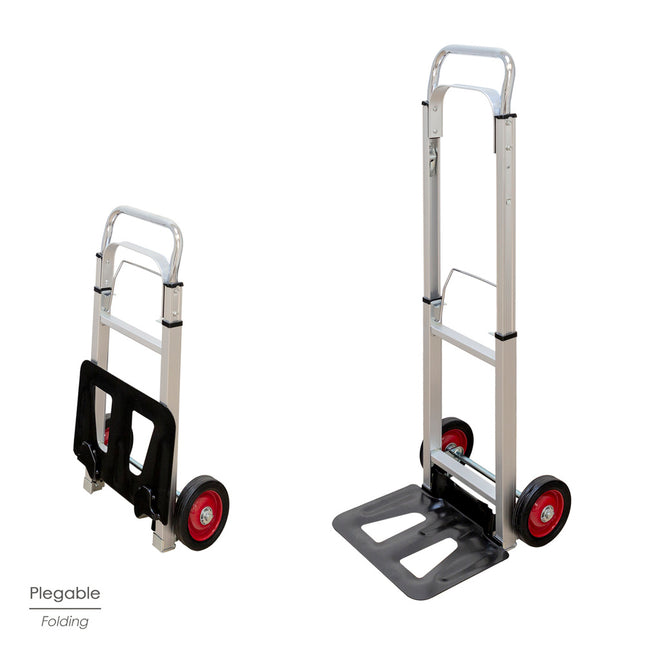 Carretilla plegable aluminio plegable 90 kg