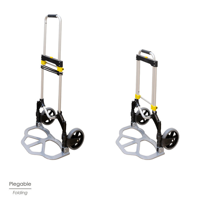 Carretilla plegable aluminio portatil   80 kg