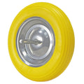 Roda carrinho de mão obra maciça jante metálica