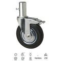 Rueda industrial andamio (hembra) 200 mm