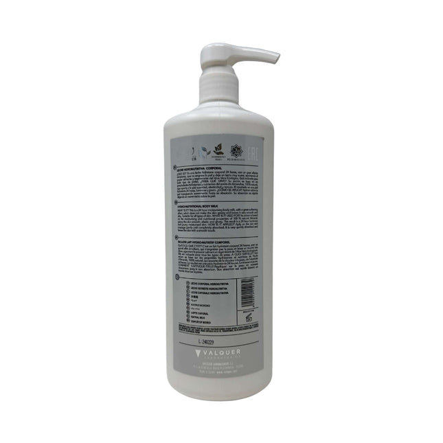 Leche corporal hidronutritiva 24h para piel seca y suave