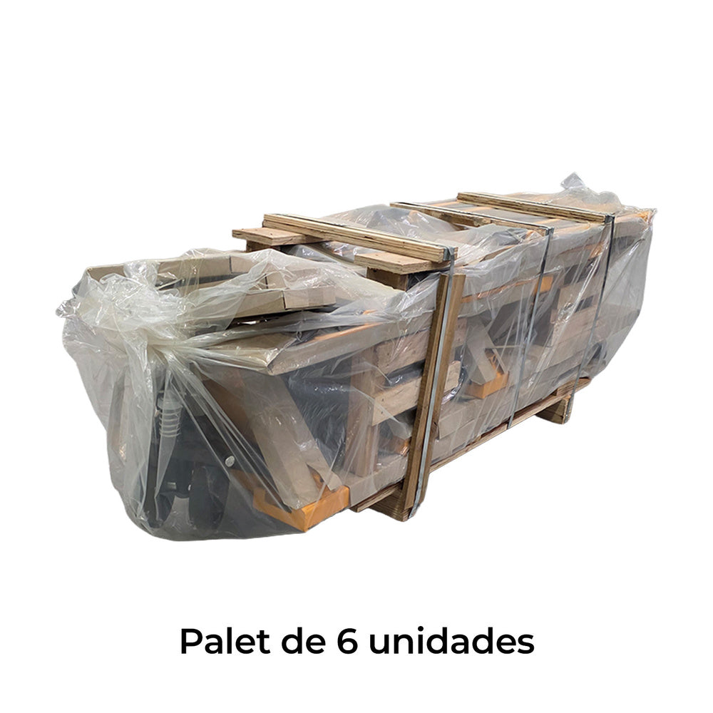 Transpaleta de almacén ruedas poliuretano 2,5 t.