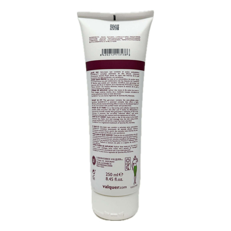 Gel crema reductora adelgazante contorno corporal 250 ml