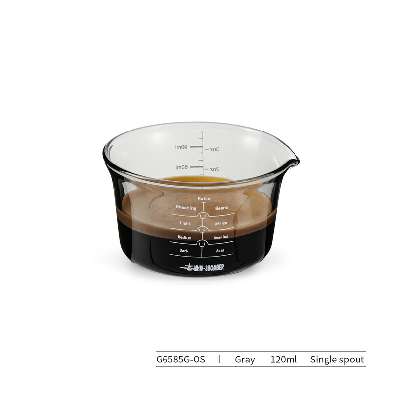 Vaso medidor de espresso de vidrio borosilicato 120 mlTazas medidorasHome & Garden > Kitchen & Dining > Kitchen Tools & Utensils > Measuring Cups & Spoons > Measuring Cups