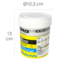 Pintura impermeabilizante con fibras para exteriores / interiores 750 ml. Color blanco