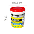 Pintura impermeabilizante con fibras para exteriores / interiores 750 ml. Color rojo