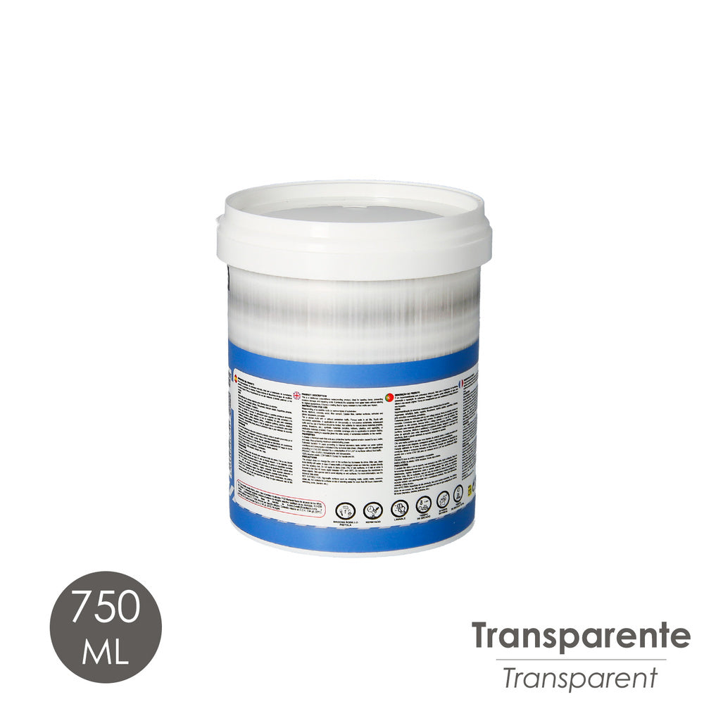 Pintura impermeabilizante membrana transparente para exteriores / interiores 750 ml. Color transparente