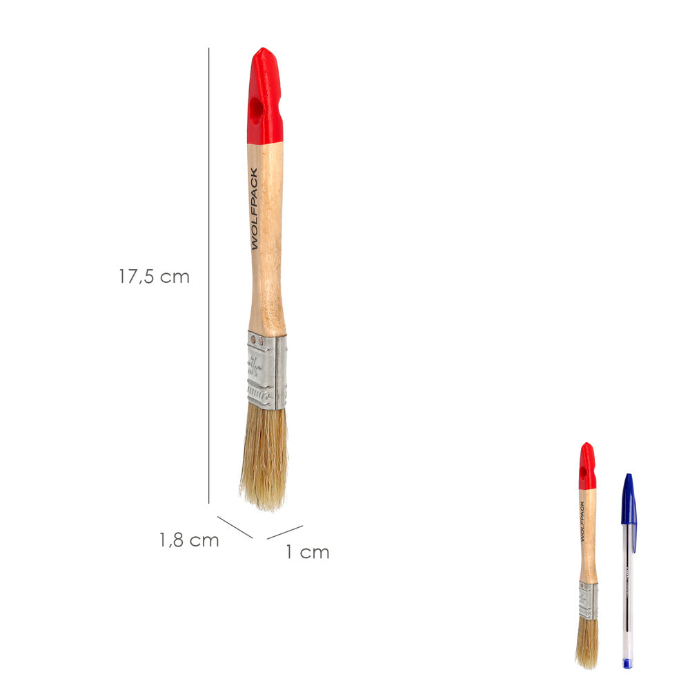 Paletina brico doble cerda blanca nº 12 (ancho cerda 19 mm)