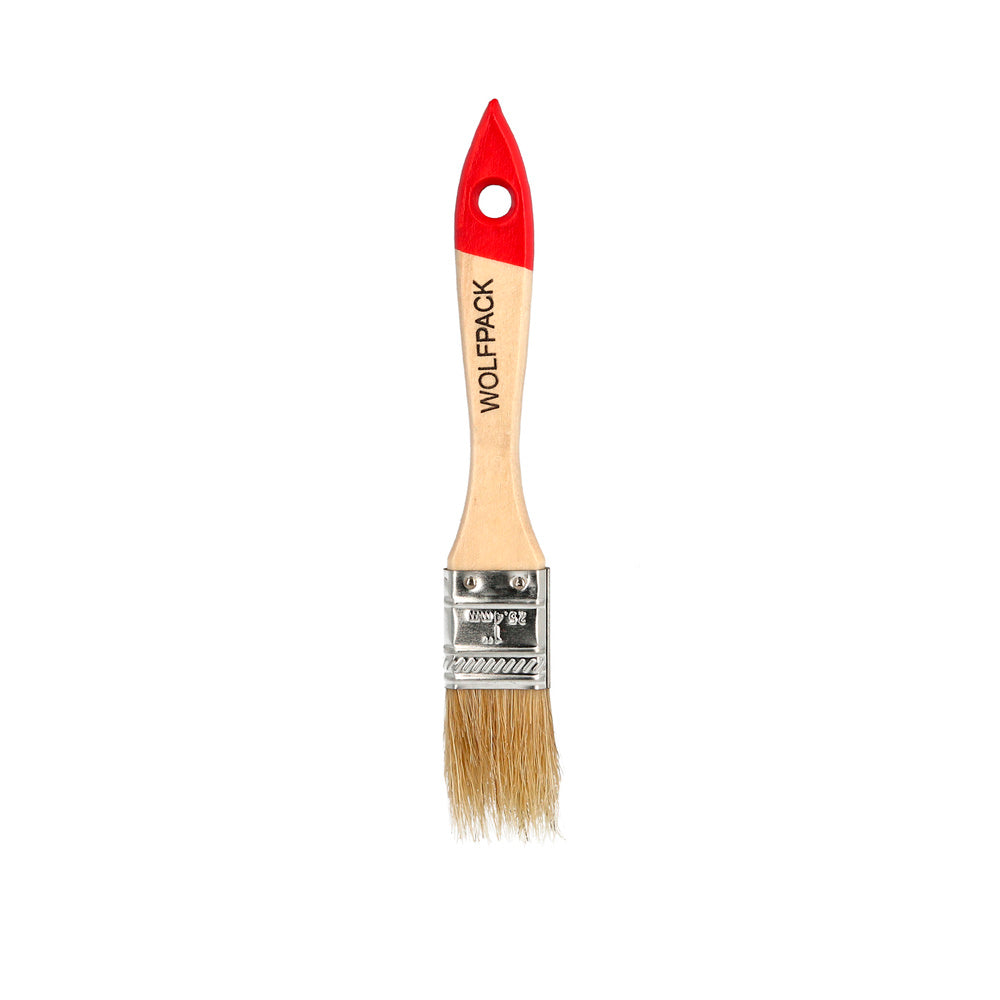 Double white bristle DIY flat brush No. 15 (bristle width 25 mm)